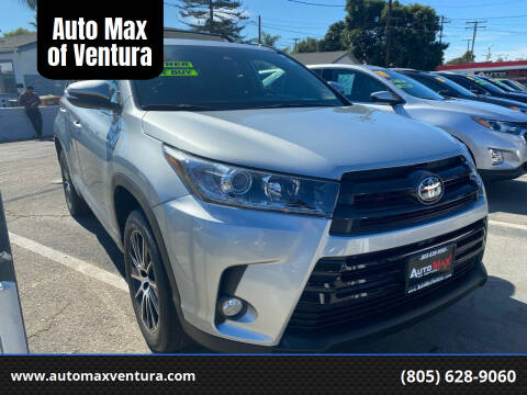 2018 Toyota Highlander for sale at Auto Max of Ventura in Ventura CA