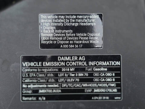 2018 Mercedes-Benz Metris Cargo