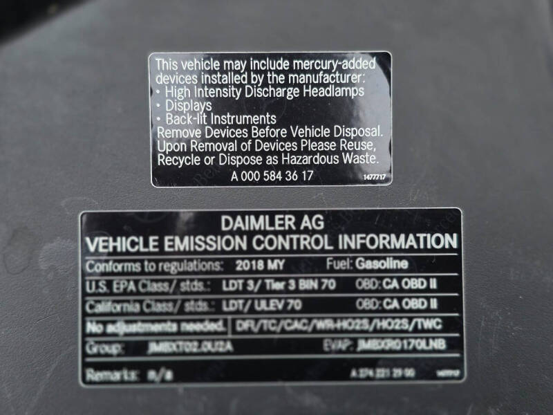 2018 Mercedes-Benz Metris Cargo