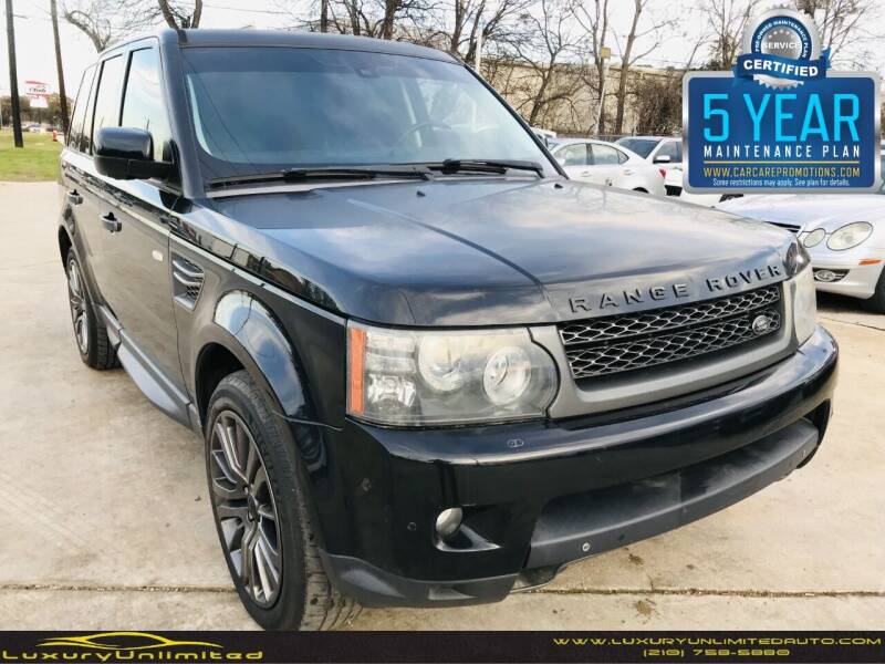 2011 Land Rover Range Rover Sport for sale at LUXURY UNLIMITED AUTO SALES in San Antonio TX
