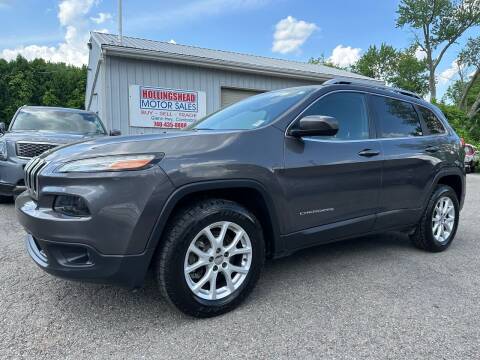 2017 Jeep Cherokee for sale at HOLLINGSHEAD MOTOR SALES in Cambridge OH