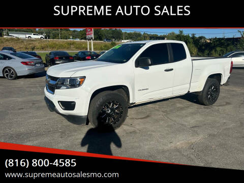 2018 Chevrolet Colorado for sale at SUPREME AUTO SALES in Grandview MO