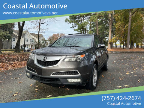 2010 Acura MDX for sale at Coastal Automotive in Virginia Beach VA