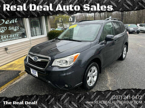 2014 Subaru Forester for sale at Real Deal Auto Sales in Auburn ME