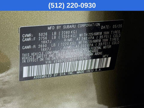 2025 Subaru Outback Onyx Edition XT