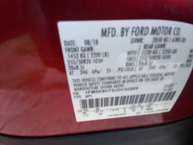 2018 Ford Explorer Platinum