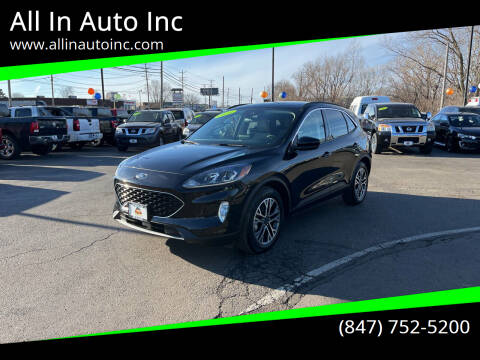2020 Ford Escape for sale at All In Auto Inc in Palatine IL