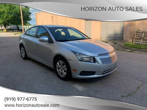 2012 Chevrolet Cruze for sale at Horizon Auto Sales in Raleigh NC