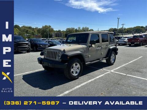 2017 Jeep Wrangler Unlimited for sale at Impex Auto Sales in Greensboro NC