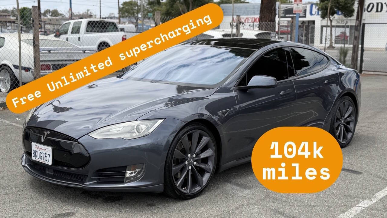 Beige 2016 Tesla Model S 70D AWD 70D 4dr Liftback 1