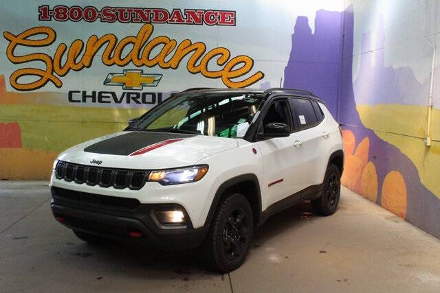 Used 2023 Jeep Compass Trailhawk with VIN 3C4NJDDN1PT557495 for sale in Grand Ledge, MI