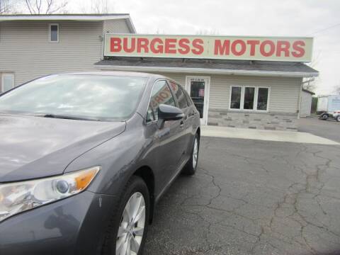 2014 Toyota Venza for sale at Burgess Motors Inc in Michigan City IN