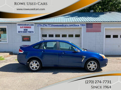 2008 Ford Focus for sale at Rowe Used Cars in Beaver Dam KY