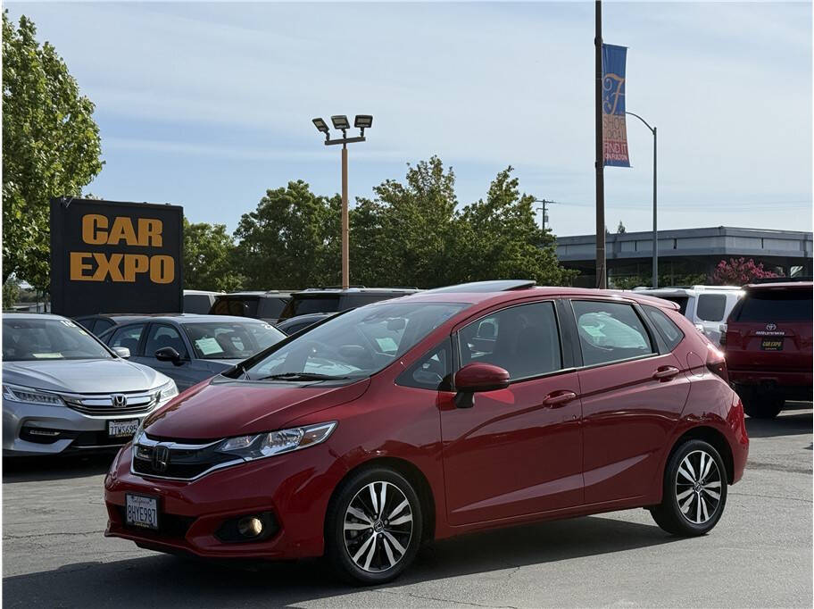 Dk. Red 2019 Honda Fit EX EX 4dr Hatchback CVT 24