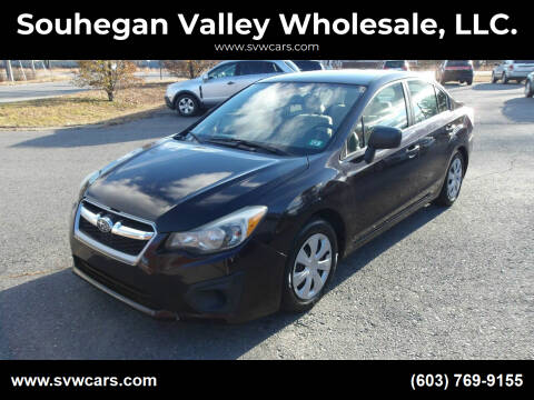 2012 Subaru Impreza for sale at Souhegan Valley Wholesale, LLC. in Milford NH