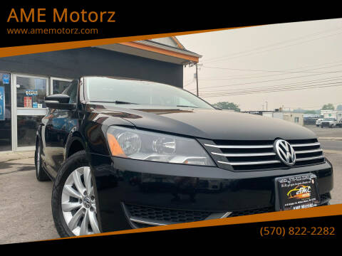 2014 Volkswagen Passat for sale at AME Motorz in Wilkes Barre PA