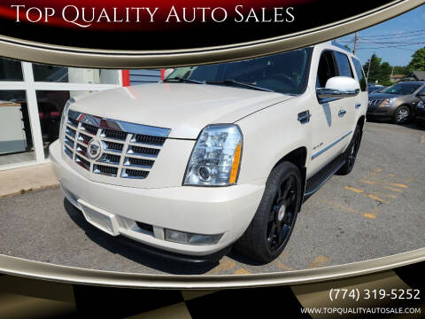 2011 Cadillac Escalade for sale at Top Quality Auto Sales in Westport MA