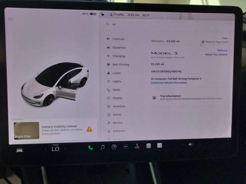 2020 Tesla Model 3 Standard Range Plus