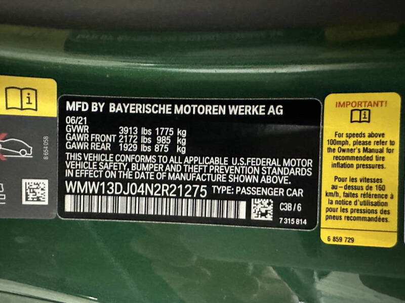 2022 MINI Hardtop 2 Door Cooper SE