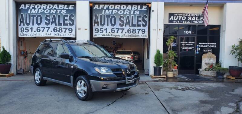 2003 Mitsubishi Outlander for sale at Affordable Imports Auto Sales in Murrieta CA