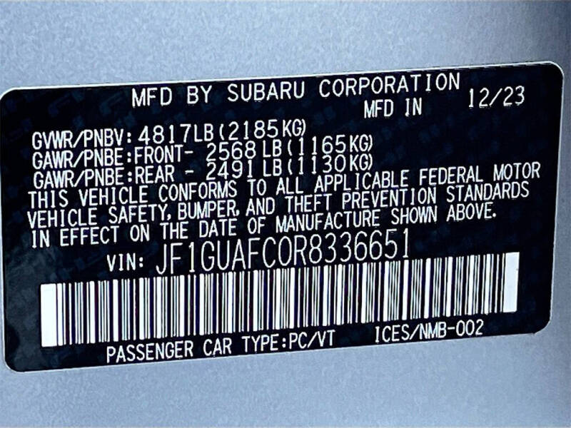 2024 Subaru Impreza Sport