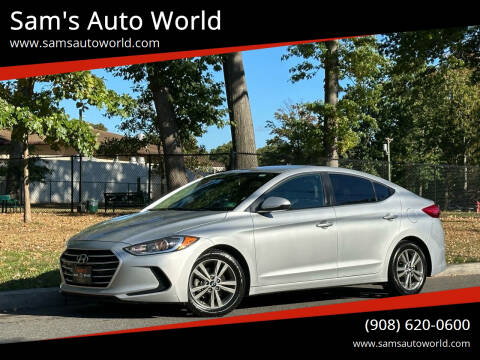 2018 Hyundai Elantra for sale at Sam's Auto World in Roselle NJ