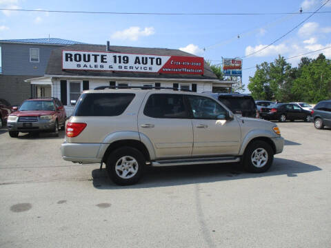 2002 Toyota Sequoia for sale at ROUTE 119 AUTO SALES & SVC in Homer City PA