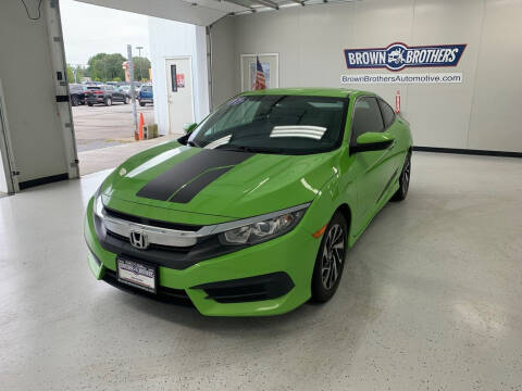 2017 Honda Civic for sale at Brown Brothers Automotive Sales And Service LLC in Hudson Falls NY