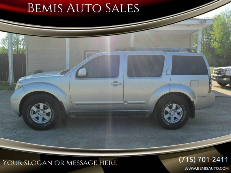 2005 Nissan Pathfinder for sale at Bemis Auto Sales in Crivitz WI