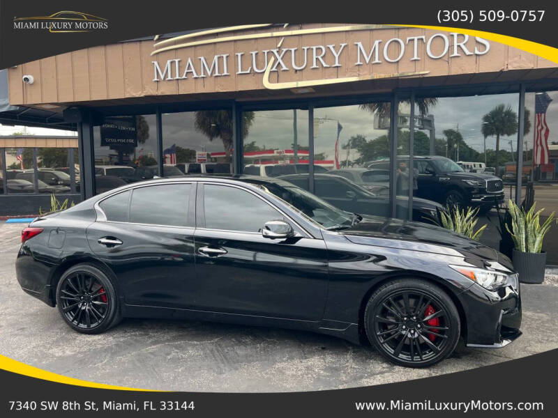 2023 Infiniti Q50 Red Sport 400