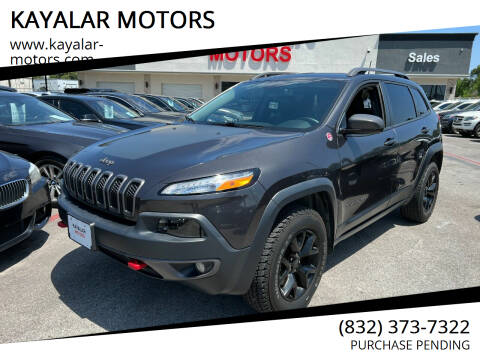 2017 Jeep Cherokee for sale at KAYALAR MOTORS in Houston TX