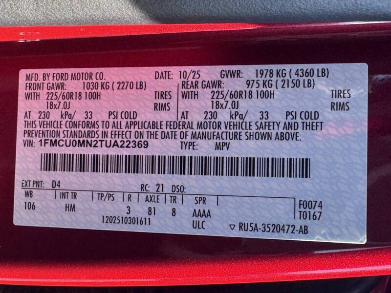 2026 Ford Escape ST-Line