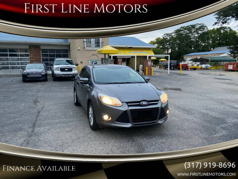 2012 Ford Focus for sale at First Line Motors in Brownsburg IN