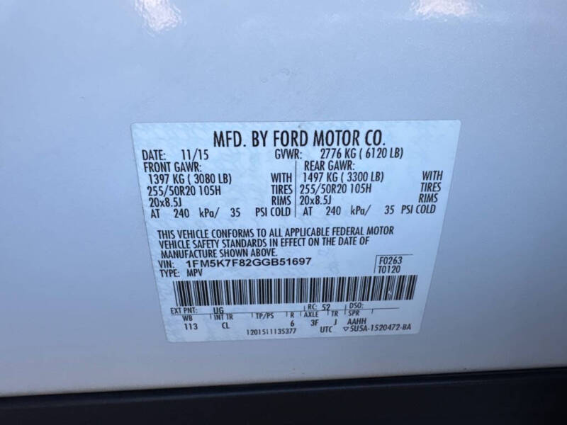 2016 Ford Explorer Limited