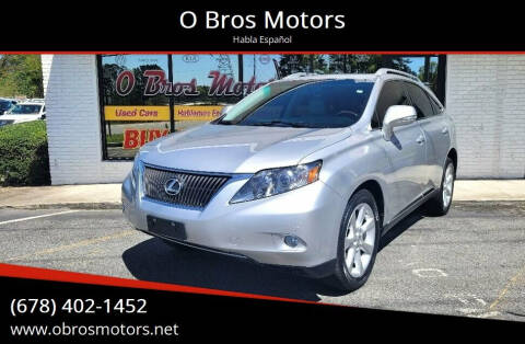 2011 Lexus RX 350 for sale at O Bros Motors in Marietta GA