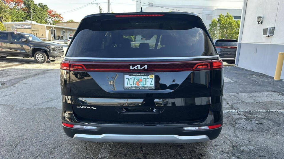 2024 Kia Carnival for sale at The Rock Fleet MGMT LLC in Naples, FL