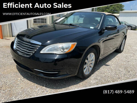 2013 Chrysler 200 for sale at Efficient Auto Sales in Crowley TX