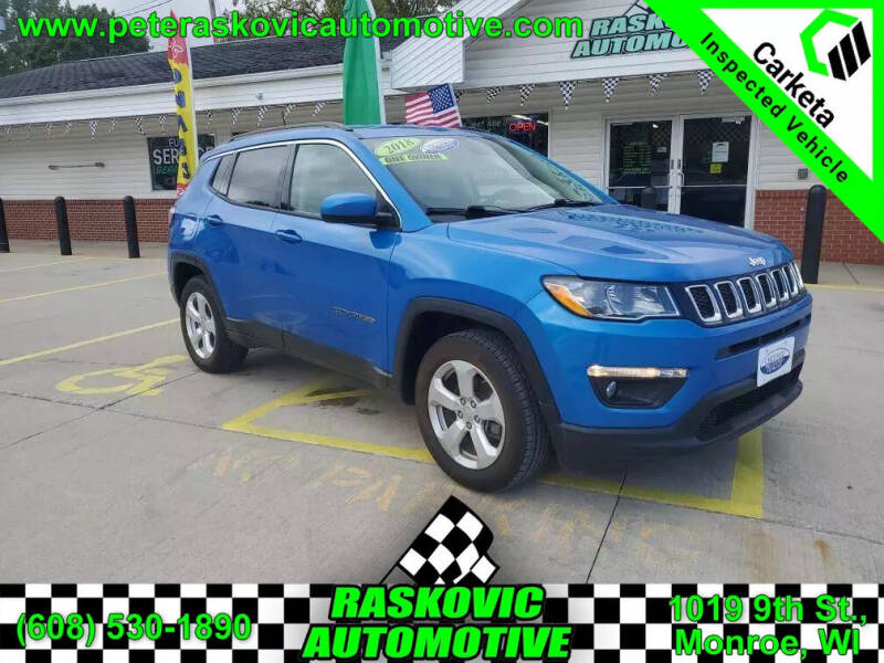 2018 Jeep Compass for sale at RASKOVIC AUTOMOTIVE GROUP in Monroe WI