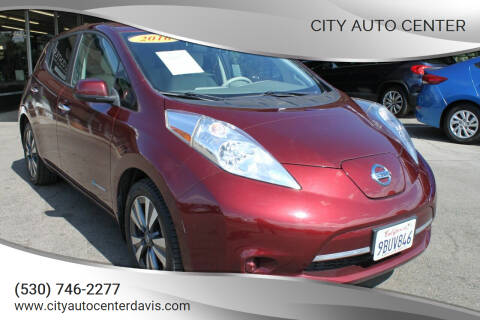 2016 Nissan LEAF for sale at City Auto Center in Davis CA