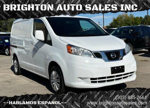 2013 Nissan NV200 for sale at BRIGHTON AUTO SALES INC in Brighton CO