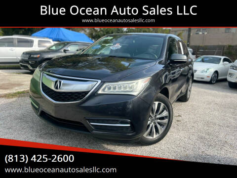 2014 Acura MDX for sale at Blue Ocean Auto Sales LLC in Tampa FL