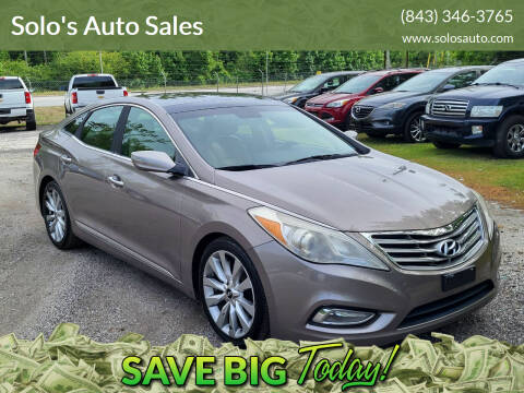 2012 Hyundai Azera for sale at Solo's Auto Sales in Timmonsville SC