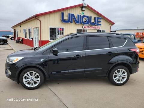 2017 Ford Escape for sale at UNIQUE AUTOMOTIVE "BE UNIQUE" in Garden City KS