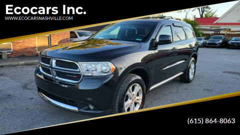 2013 Dodge Durango for sale at Ecocars Inc. in Nashville TN