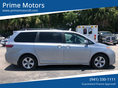 2018 Toyota Sienna for sale at Prime Motors in Sarasota FL