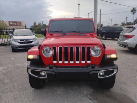 2020 Jeep Wrangler Unlimited for sale at JAH MOTORSPORT CORP OF FLORIDA in Cocoa FL