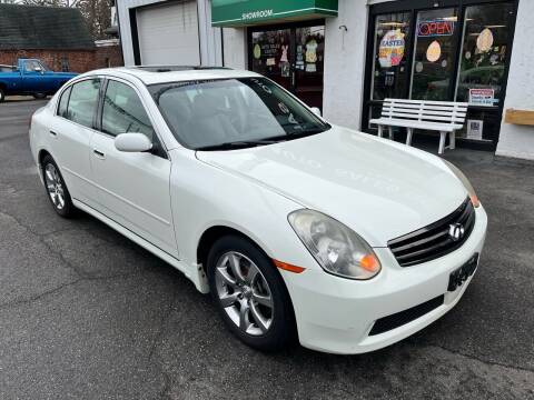 2006 Infiniti G35 for sale at Auto Sales Center Inc in Holyoke MA