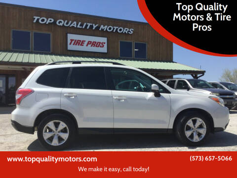 2014 Subaru Forester for sale at Top Quality Motors & Tire Pros in Ashland MO