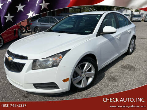 2014 Chevrolet Cruze for sale at CHECK AUTO, INC. in Tampa FL