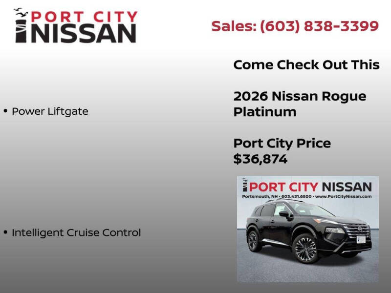 2026 Nissan Rogue Platinum